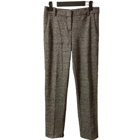 THEORY NABIKI SLIM WOOL BLEND TROUSERS - Picture 1 of 6